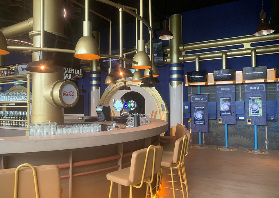 bar et jeux d'arcade à Compiègne
